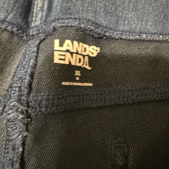 Lands' End Deep Blue Denim Pants - Picture 4 of 10